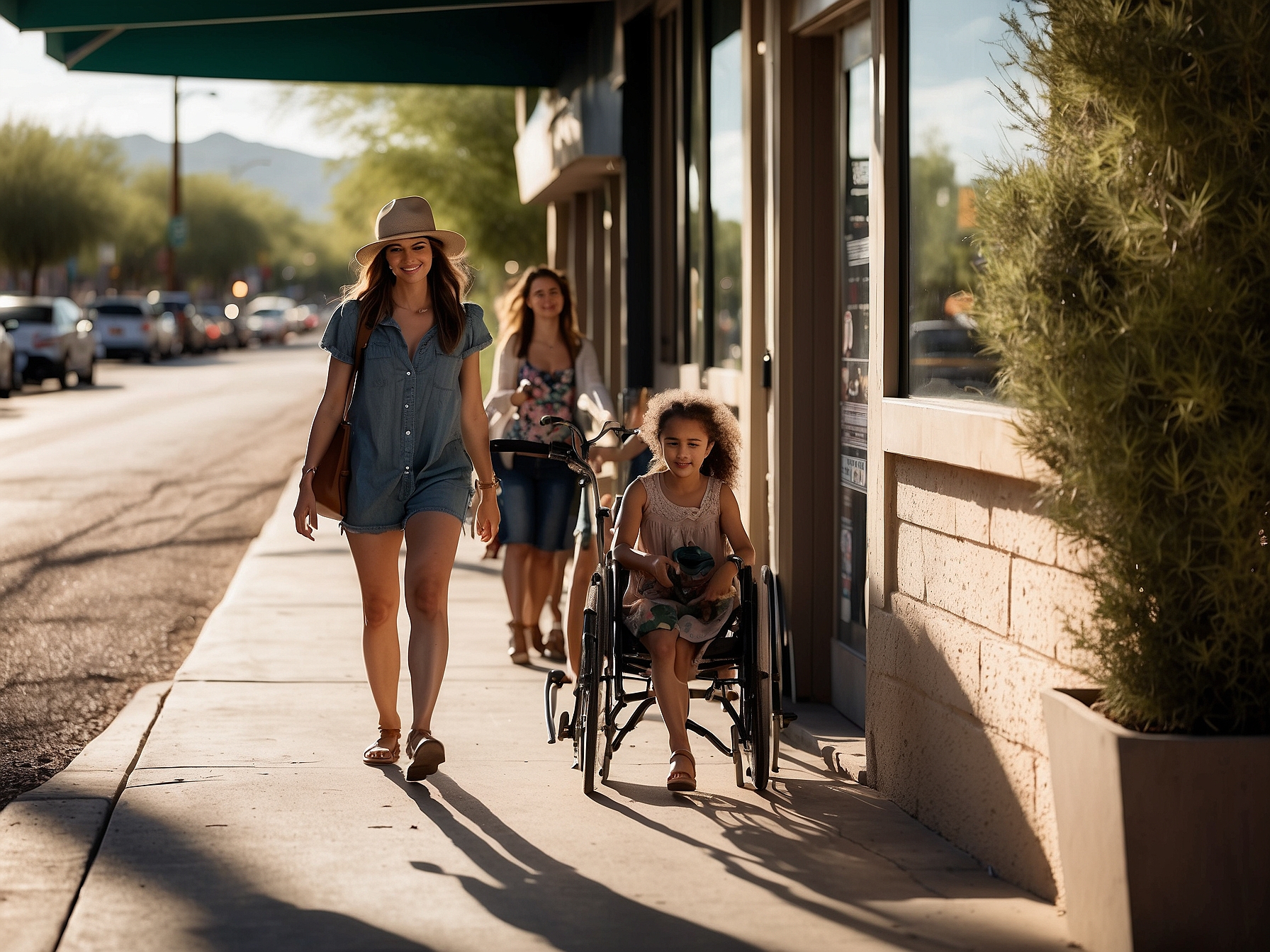 scottsdale street and neighborhood scene