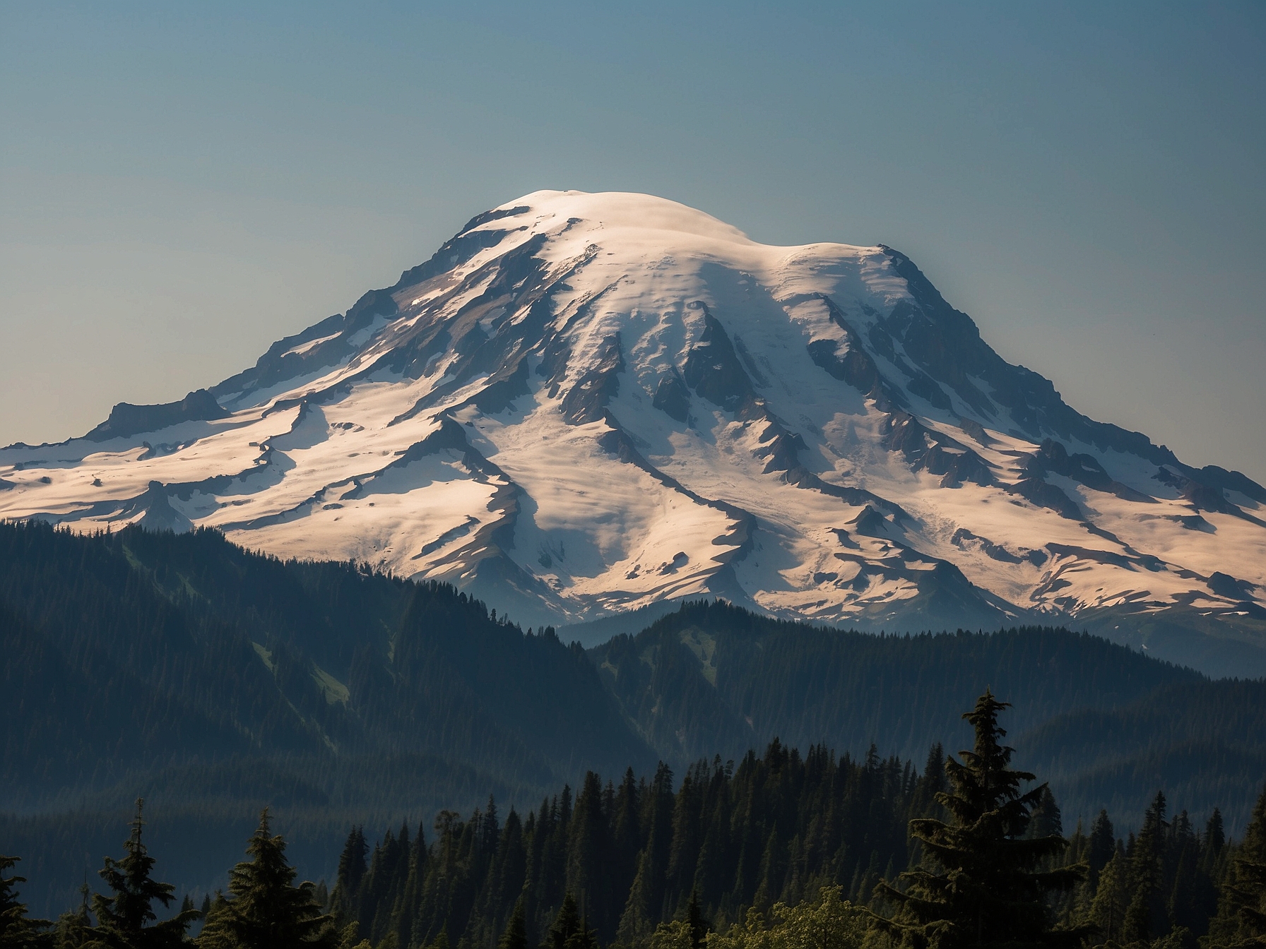 Key feature of Mount Rainier from Seattle in Seattle