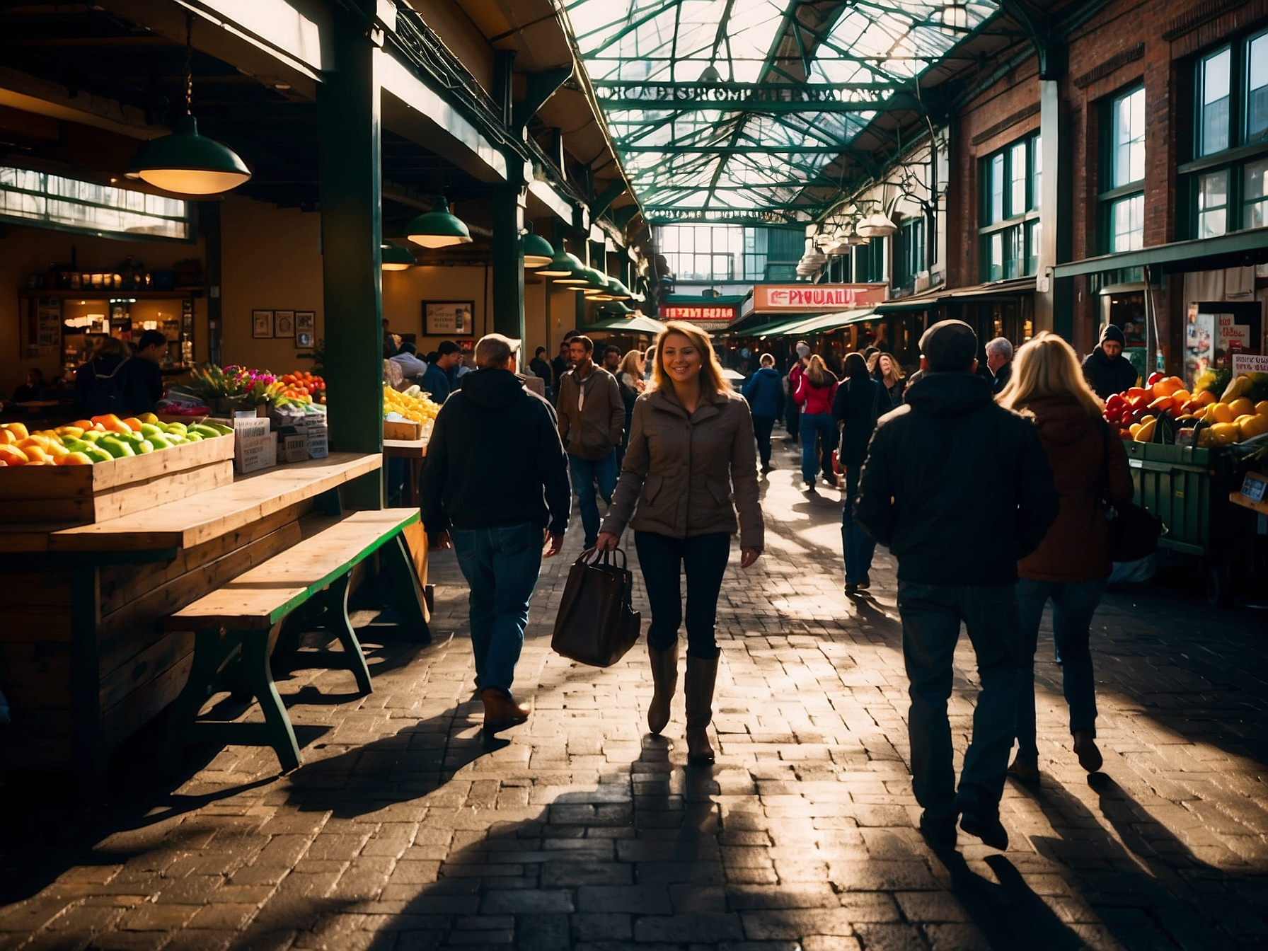 Atmosphere at Pike Place Market Seattle in Seattle
