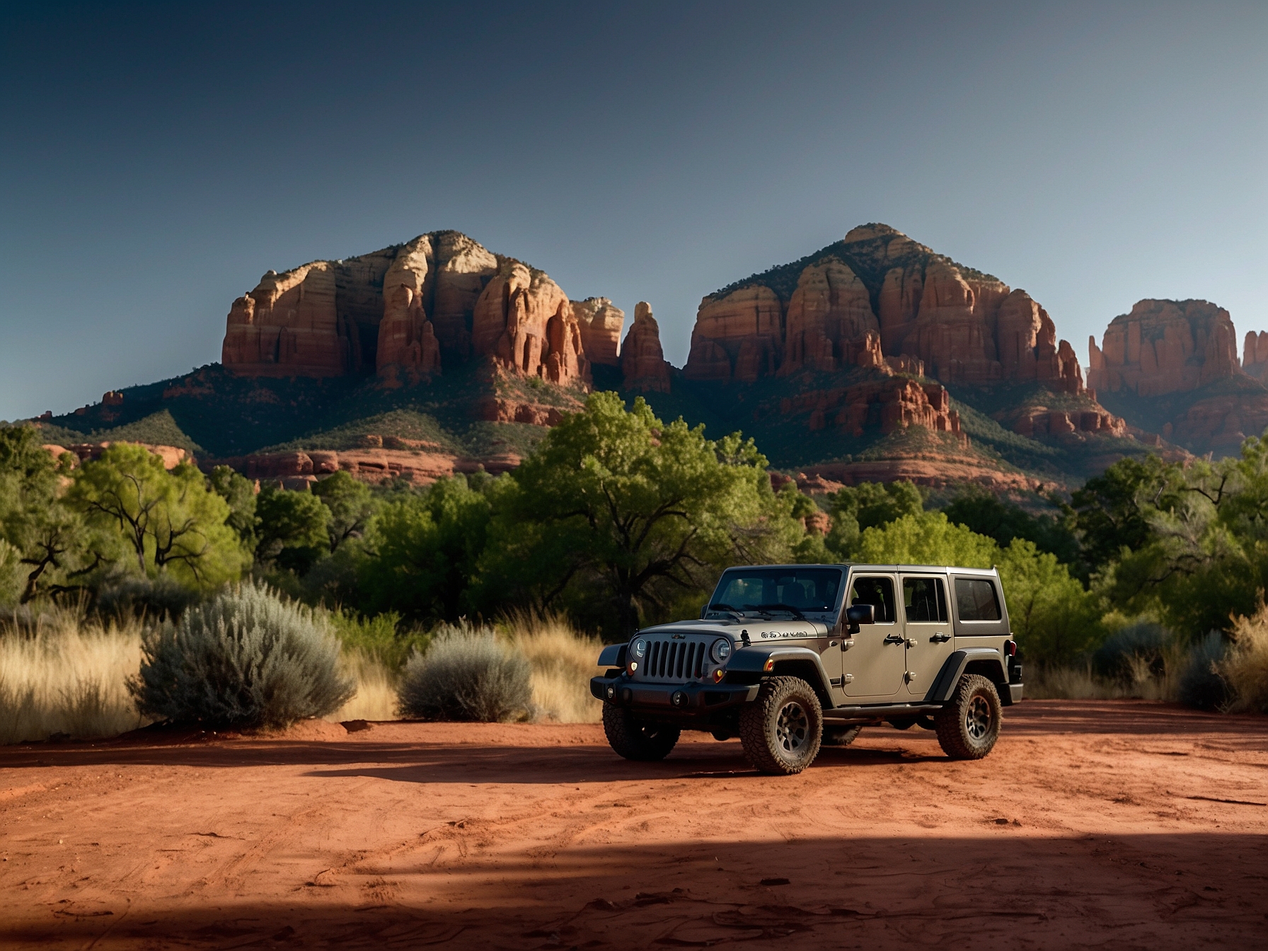 Main view of Sedona Jeep tour in Sedona