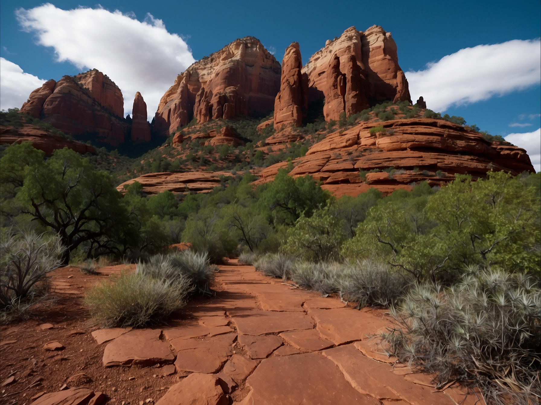 Environment at Sedona red rock hiking in Sedona