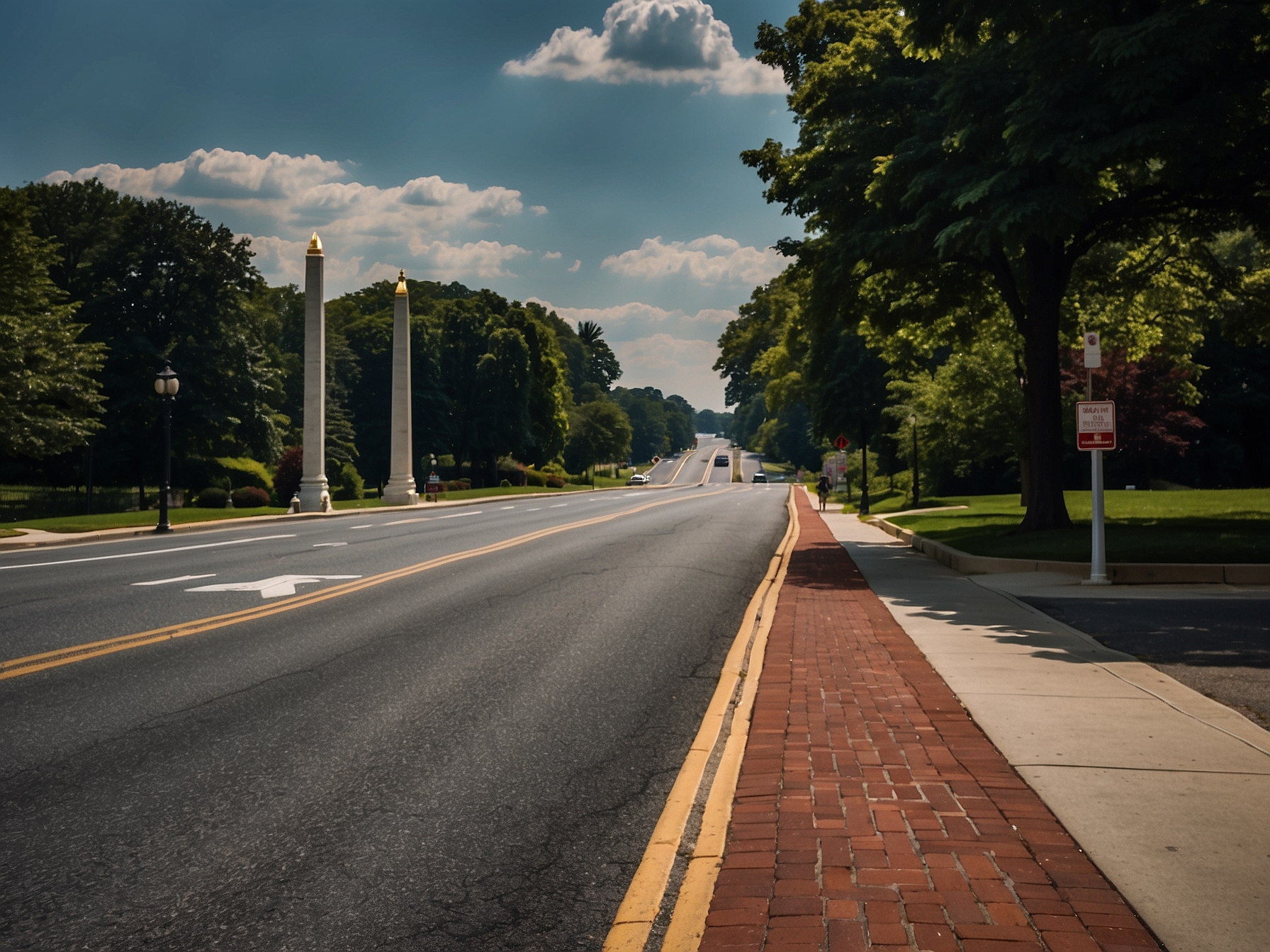 Surroundings near Arlington National Cemetery in Washington DC