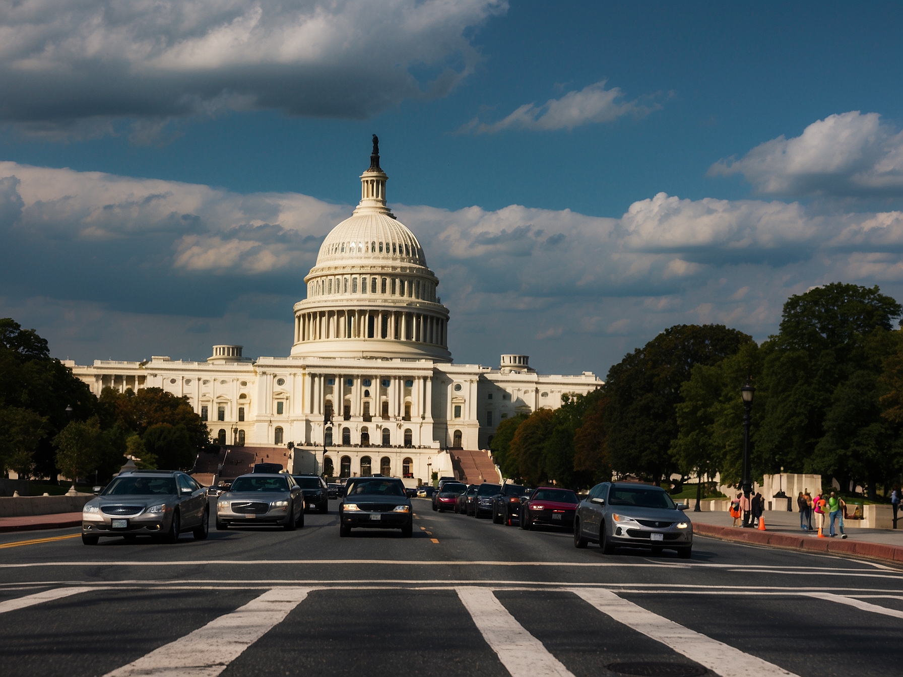 Surroundings near US Capitol tour Washington DC in Washington DC