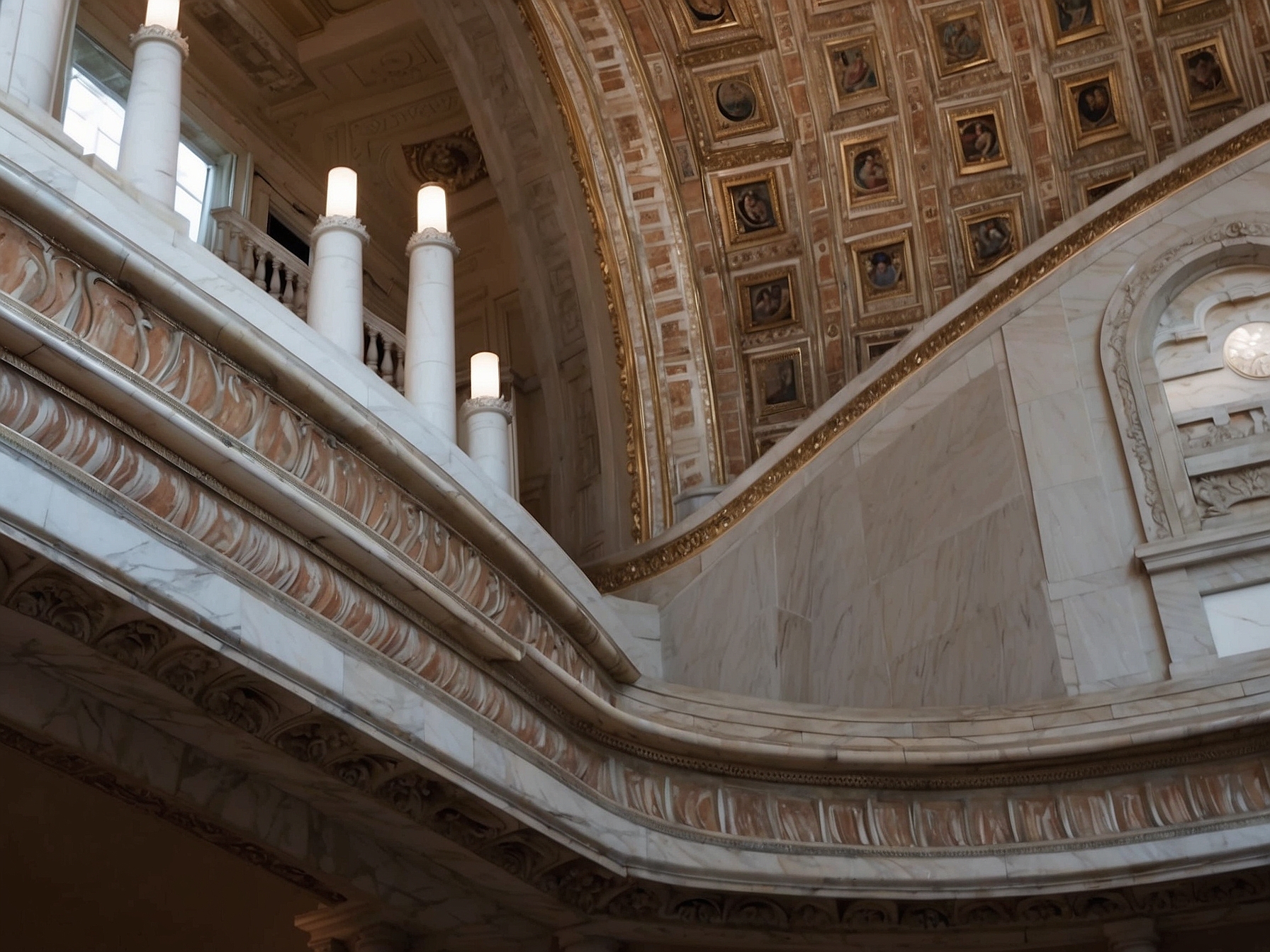 Detail view of US Capitol tour Washington DC