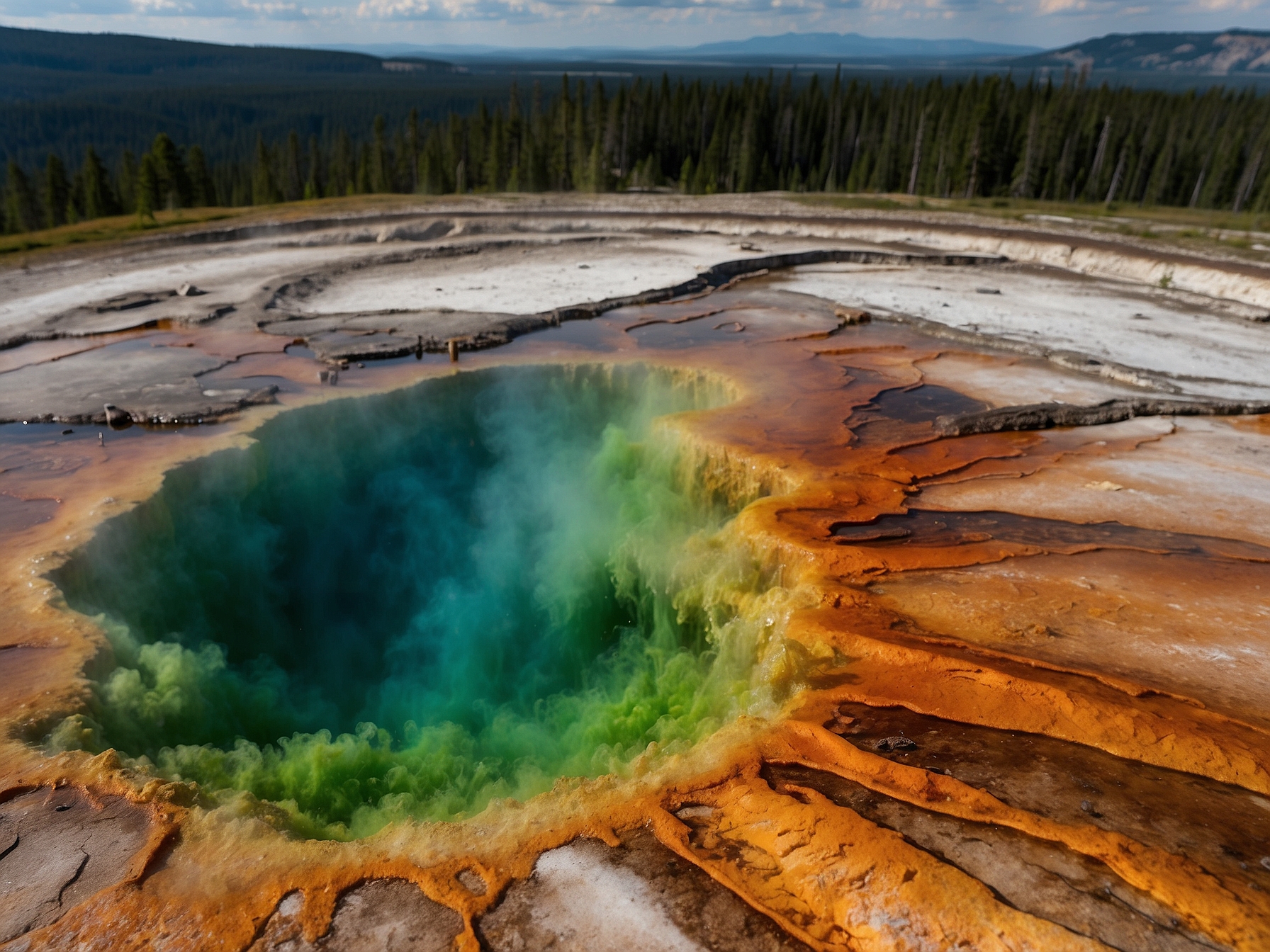 Top attraction in yellowstone